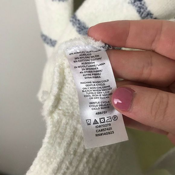 LOFT Textured Striped Chunky Sweater - Picture 5 of 6